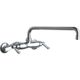 445-L12E35ABCP 1.5 GPM Pot Filler Faucet with Lever Handles and 12