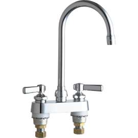 Deck-Mounted Manual Sink Faucet with 4