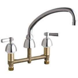 Deck Mounted Manual Ecast Sink Faucet with 8