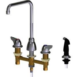 2.2 GPM Deck-Mounted Manual Sink Faucet with 8