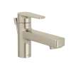 Slate Brushed nickel one-handle low-profile bathroom faucet, 400512BN