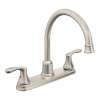 Cornerstone Chrome Two-Handle High Arc Kitchen Faucet, 40617CSL