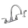 Cornerstone Chrome Two-Handle High Arc Kitchen Faucet, 40619