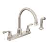 Cornerstone Chrome Two-Handle High Arc Kitchen Faucet, 40619CSL