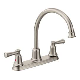 Capstone Chrome Two-Handle High Arc Kitchen Faucet, 41611CSL