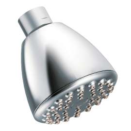 Baystone Chrome One-Function Eco-Performance Showerhead, 43018GR