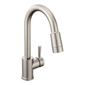Edgestone Chrome one-handle 1.0 GPM pulldown kitchen faucet, 46200CSL
