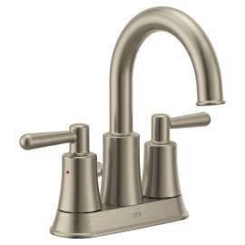 Ember Chrome two-handle high arc bathroom faucet, 56911BN