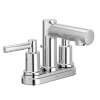 Aluma Chrome two-handle low arc bathroom faucet, 57911