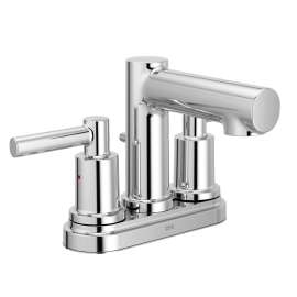 Aluma Chrome two-handle low arc bathroom faucet, 57911