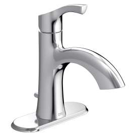 Ash Chrome one-handle low arc bathroom faucet, 589101