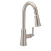 Ember Spot resist stainless one-handle high arc pulldown kitchen faucet, 72135SRS