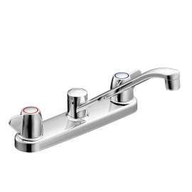 Cornerstone Chrome Two-Handle Kitchen Faucet, CA40611