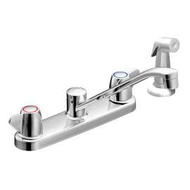 Cornerstone Chrome Two-Handle Kitchen Faucet, CA40613