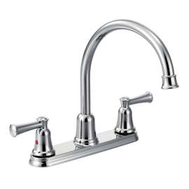 Capstone Chrome Two-Handle High Arc Kitchen Faucet, CA41611