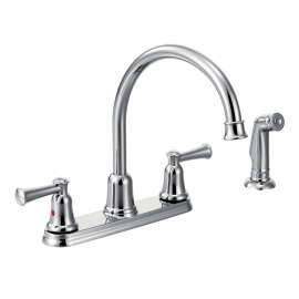 Capstone Chrome Two-Handle High Arc Kitchen Faucet, CA41613