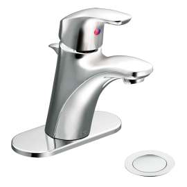 Baystone Chrome One-Handle Bathroom Faucet, CA42712