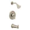 Capstone Brushed Nickel Cycling Tub/Shower, T41311CBNGR