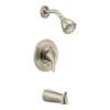 Baystone Brushed Nickel Cycling Tub/Shower, T42311CBN