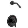 Ember Matte black cycling shower only, T56912NHBL