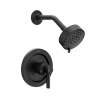 Aluma Matte black cycling tub/shower, T57912EPBL
