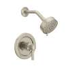 Aluma Brushed nickel cycling tub/shower, T57912EPBN