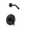 Aluma Matte black cycling tub/shower, T57912NHBL