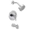 Aluma Chrome cycling tub/shower, T57913EP