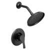 Ash Matte black cycling shower only, T58912EPBL