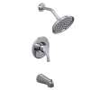 Ash Chrome cycling tub/shower, T58913EP