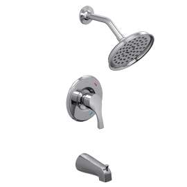 Ash Chrome cycling tub/shower, T58913EP