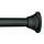 Creative Specialties Tension TR1000BL 44in - 72in Adjustable Shower Curtain Rod in Black