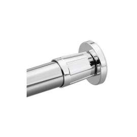 Creative Specialties Donner Commercial 52-F Adjustable Shower Rod Flange Set in Chrome