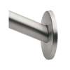 Curved Shower Rod Flange Kit (Flange) in Brushed Stainless Steel