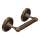 Creative Specialties Yorkshire BP5308OWB Double Post Toilet Paper Holder in Old World Bronze