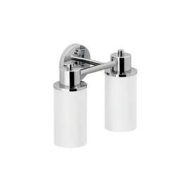 12.95in Wide 2 Light Bathroom Fixture in Chrome