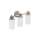 20.96in Wide 3 Vanity Lights in Brushed Nickel