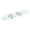 Creative Specialties Iso DN0790BN Glass Shelf in Brushed Nickel
