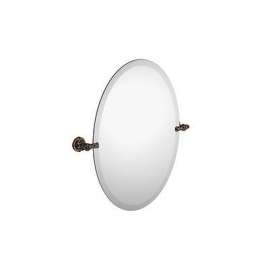 26in Tall Oval Tilting Mirror in Oil Rubbed Bronze