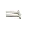 Double 60in Curved Shower Rod in Brushed Nickel