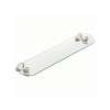 24in Glass Vanity Shelf in Brushed Nickel