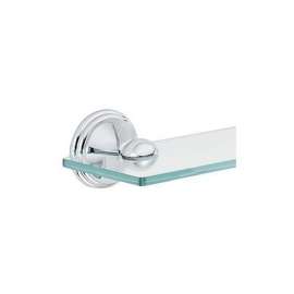 Creative Specialties Preston DN8490CH Glass Shelf in Chrome