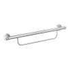 24in x 1in Grab Bar with Integrated Towel Bar in Chrome