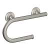 7-5/8in x 1in Grab Bar with Integrated Tissue Holder in Brushed Nickel
