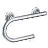 7-5/8in x 1in Grab Bar with Integrated Tissue Holder in Chrome