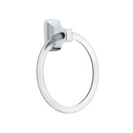 Lucite Towel Ring in Chrome