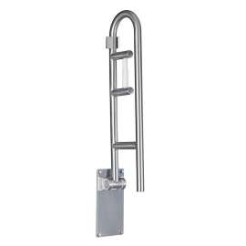 30in x 1-1/4in Fold Up Grab Bar with Integrated Tissue Holder