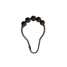 Shower Curtain Roller Rings Set of 12 in Old World Bronze