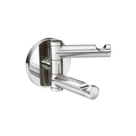 Swiveling Double Robe Hook in Chrome