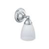 Creative Specialties Brantford YB2261CH Single Light Bathroom Sconce with Frosted Shade in Chrome